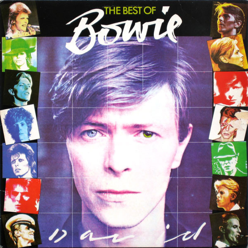 David Bowie – The Best Of Bowie  (Zeer goede staat, hoes VG+ en vinyl VG+) 	K-Tel – BLP 81001