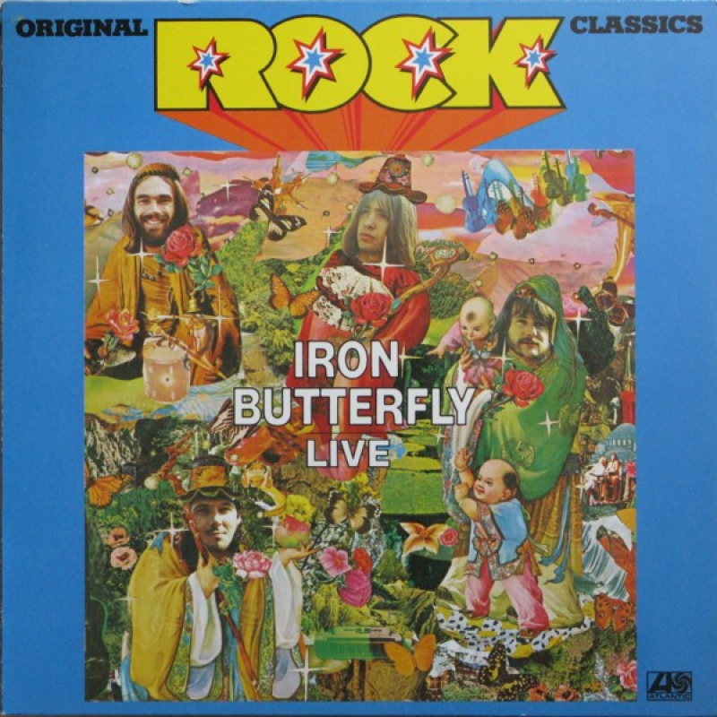 Iron Butterfly – Live  (Zeer goede staat, hoes VG+ en vinyl VG+) 	Atlantic – ATL 20 093