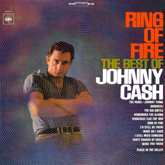 Johnny Cash – Ring Of Fire - The Best Of Johnny Cash (Zeer goede staat, hoes VG+ en vinyl VG+)