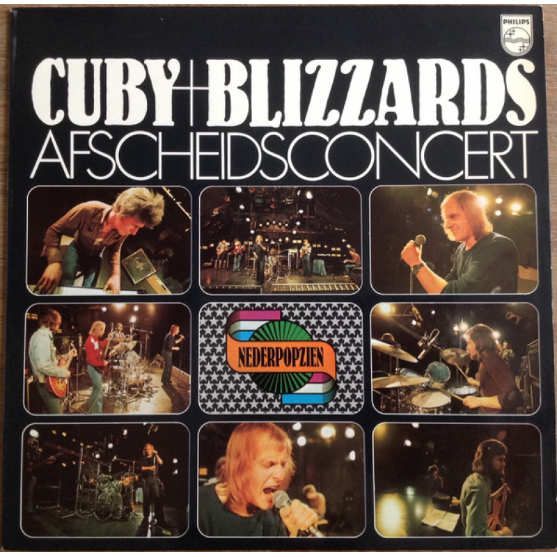 Cuby and the Blizzards – Afscheidsconcert (Zeer goede staat, hoes VG+ en vinyl VG+)  Philips – 6343 229