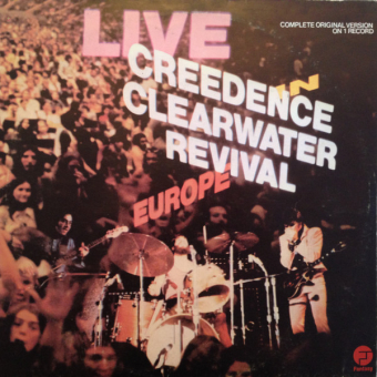  Creedence Clearwater Revival ‎– Live In Europe (hoes VG+ en vinyl VG) Fantasy ‎– 5C 062-94922