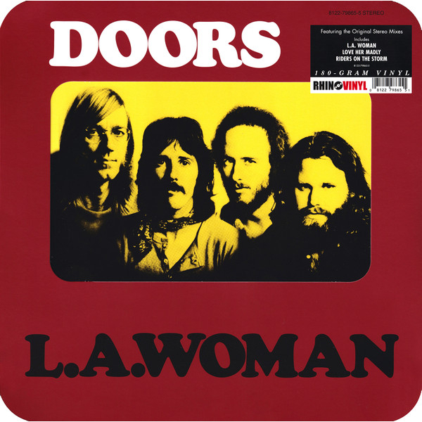 Doors – L.A. Woman (Zeer goede staat, hoes VG+ en vinyl VG+) 180 Gram, Embossed Housed in a "slide" cover with radiused corners (Elektra – 8122-79865-5)