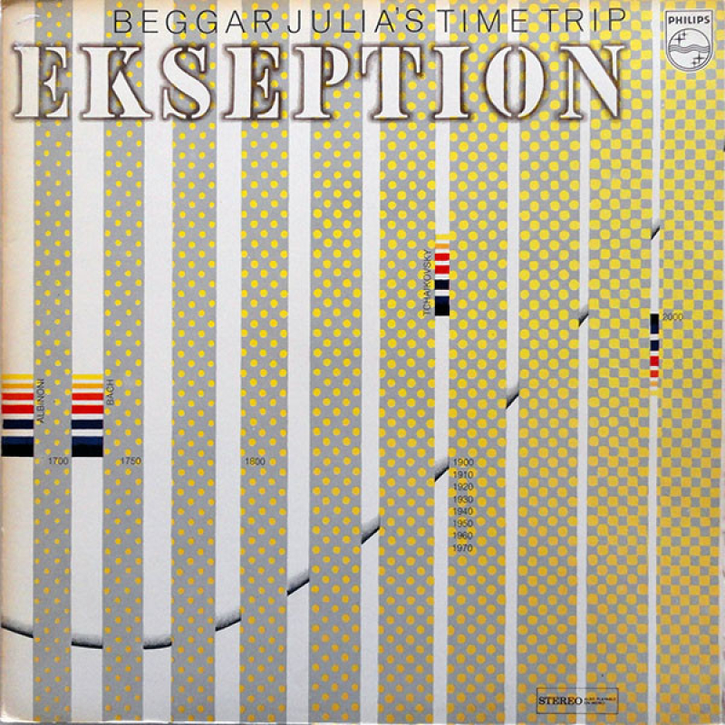  Ekseption ‎– Beggar Julia's Time Trip (Philips ‎– 861 821 LCY ) (Zeer goede staat, hoes VG+ en vinyl VG)
