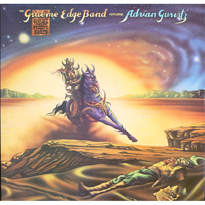  The Graeme Edge Band Featuring Adrian Gurvitz ‎– Kick Off Your Muddy Boots (Threshold  ‎– THS 15 ) (Zeer goede staat, hoes VG+ en vinyl VG+)