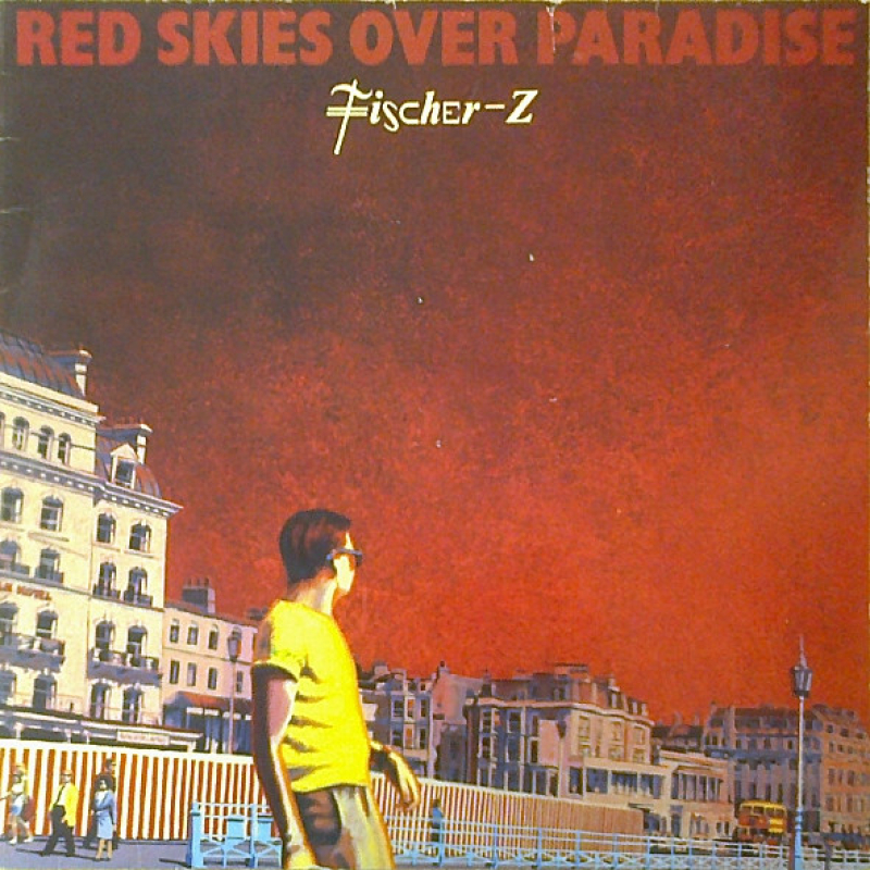  Fischer-Z ‎– Red Skies Over Paradise  (Zeer goede staat, hoes VG+ en vinyl VG+) EMI Electrola ‎– 1C 064-83 100