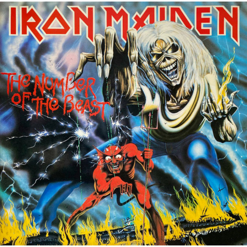 Iron Maiden – The Number Of The Beast  (Zeer goede staat, hoes VG+ en vinyl VG+)  EMI Electrola – 1C 038 15 7693 1