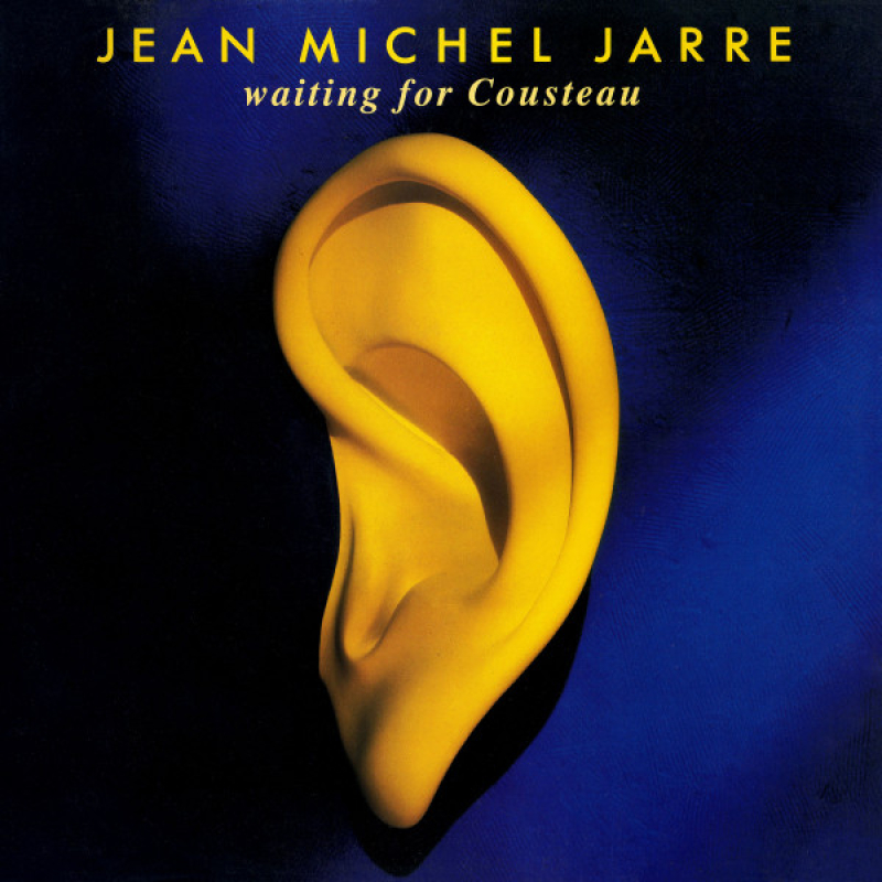Jean-Michel Jarre – Waiting For Cousteau (Zeer goede staat, hoes VG+ en vinyl VG)  Disques Dreyfus – 843 614-1