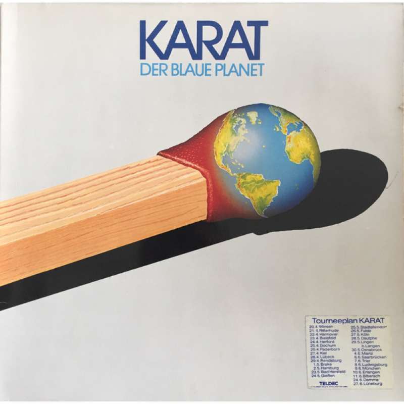 Karat – Der Blaue Planet (Zeer goede staat, hoes VG+ en vinyl VG+) Pool – 6.25 070