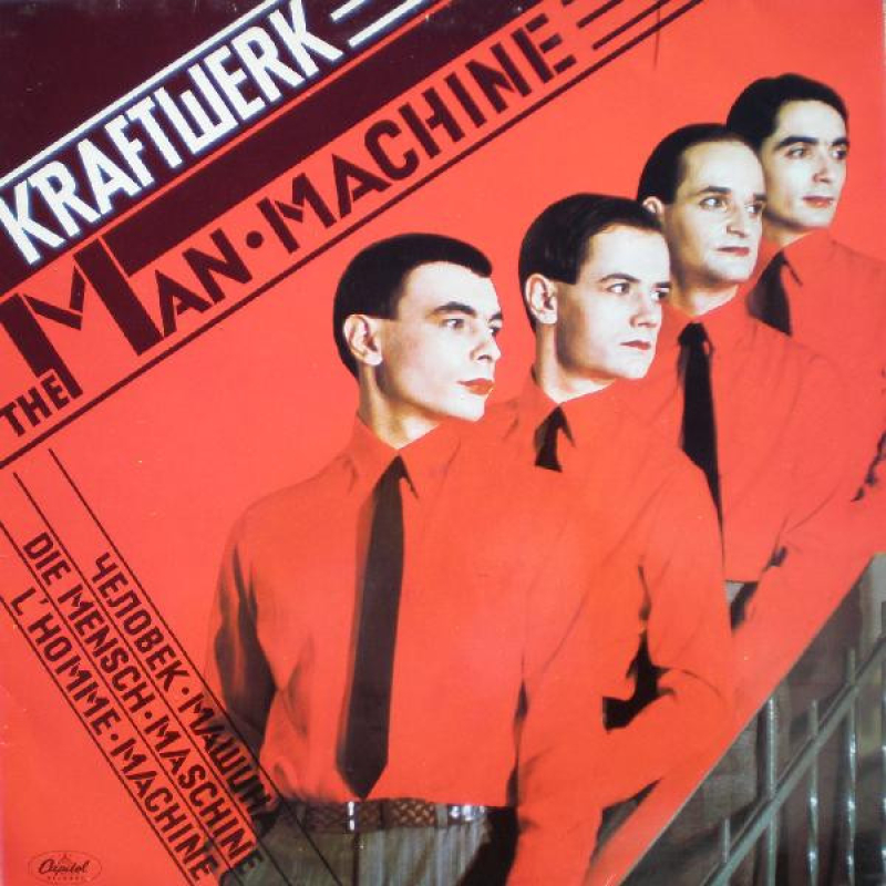  Kraftwerk ‎– The Man • Machine (Zeer goede staat, hoes VG+ en vinyl VG+)  Capitol Records ‎– 1A 062-85444 