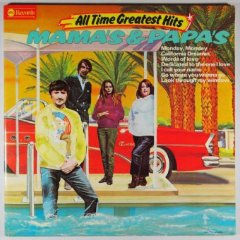  Mama's and Papa's – All Time Greatest Hits (Goede staat, hoes VG+ en vinyl VG)