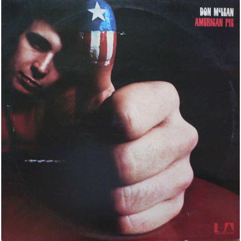  Don McLean ‎– American Pie (Zeer goede staat, hoes Good Plus+ en Vinyl VG) United Artists Records ‎– UAS 29 285