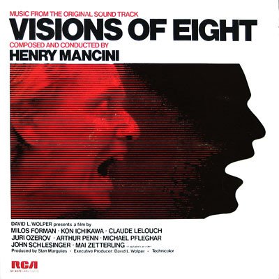 Henry Mancini – Visions Of Eight (Original Soundtrack) (Zeer goede staat, hoes VG+ en vinyl VG+) 	RCA – SF 8379