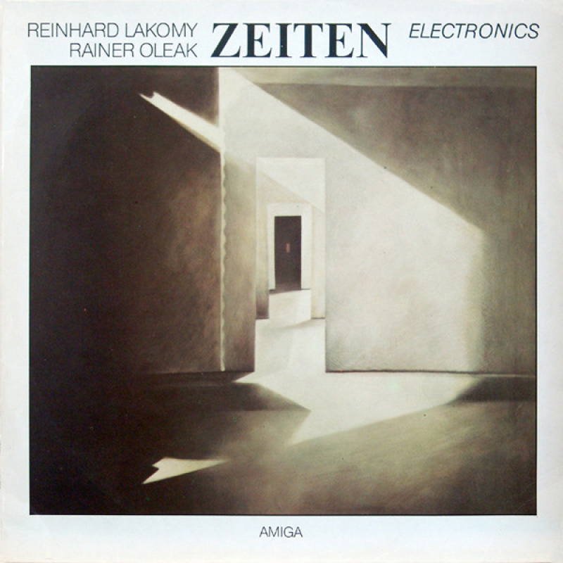 Reinhard Lakomy & Rainer Oleak – Zeiten (Zeer goede staat, hoes VG+ en vinyl VG+) AMIGA ‎– 8 56 111 