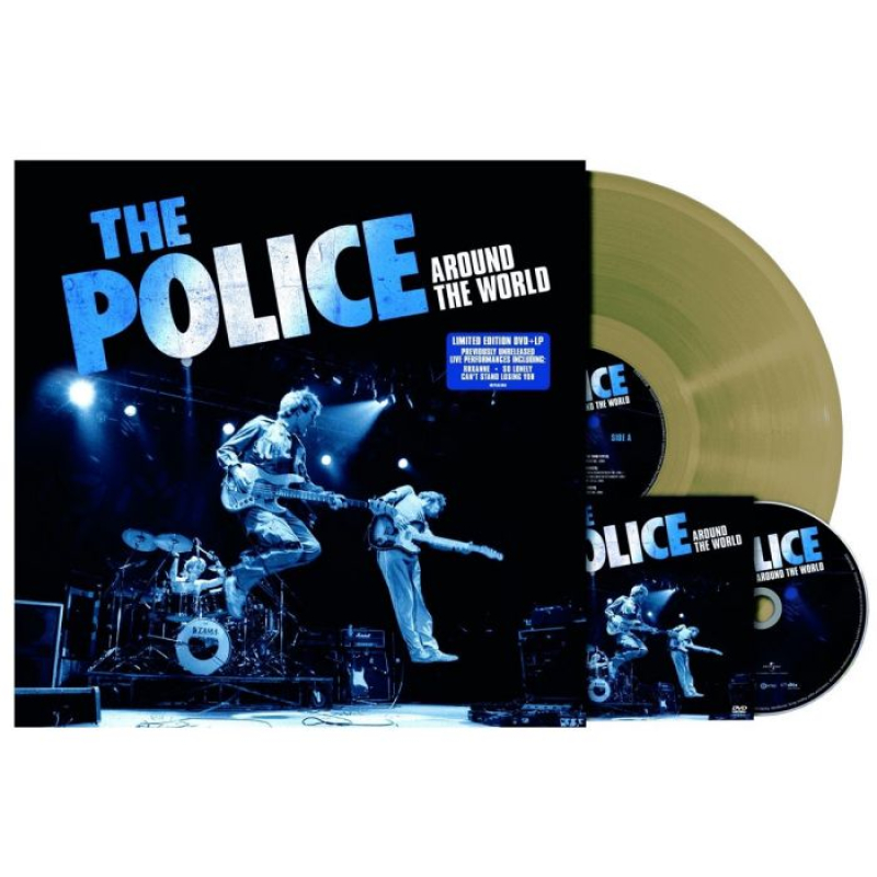 Police - Around the World (Lp+Dvd, Gold Vinyl, High Quality, Limited Edition, 180 gr) 