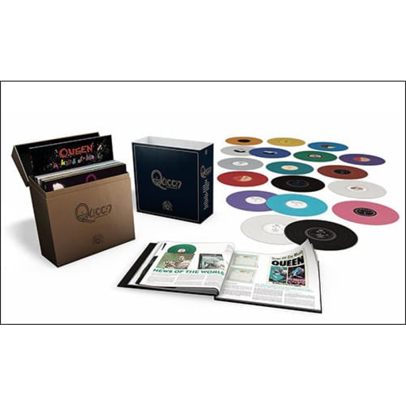 Queen - Studio Collection (Coloured Vinyl, High Quality, Box Set, Remastered,180 gr,  18LP) 