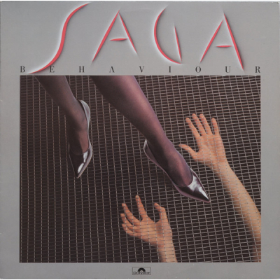  Saga  ‎– Behaviour  (Polydor ‎– 825 840-1) (Zeer goede staat, hoes VG+ en vinyl VG+)