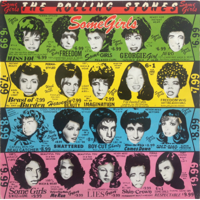  The Rolling Stones ‎– Some Girls (Die Cut With Celebrity Faces)  5C 062-61016 (Zeer goede staat, hoes VG en vinyl VG+)