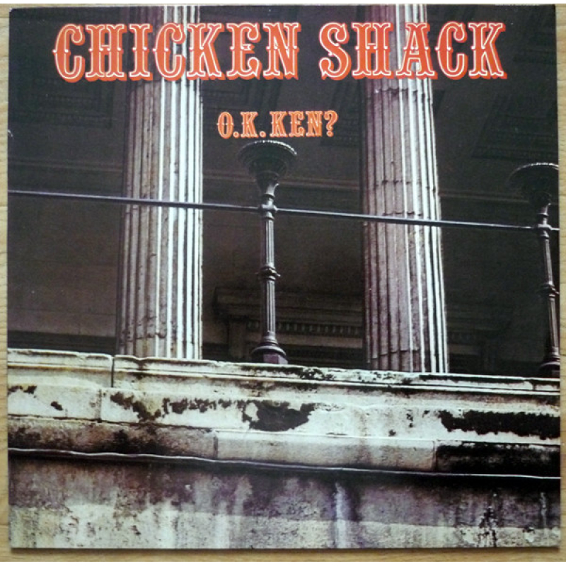  Chicken Shack ‎– O.K. Ken?  (Zeer goede staat, hoes VG+ en white vinyl VG) Line ‎– IMLP 4.00130 
