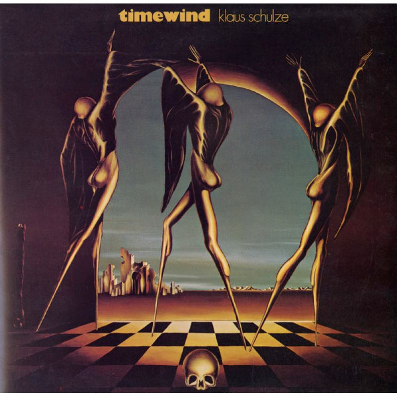  Klaus Schulze ‎– Timewind (Zeer goede staat, hoes VG en vinyl VG+) Caroline Records ‎– CA2006 