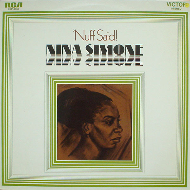  Nina Simone ‎– 'Nuff Said!  (Zeer goede staat, hoes VG+ en vinyl VG+) RCA Victor ‎– LSP-4065 