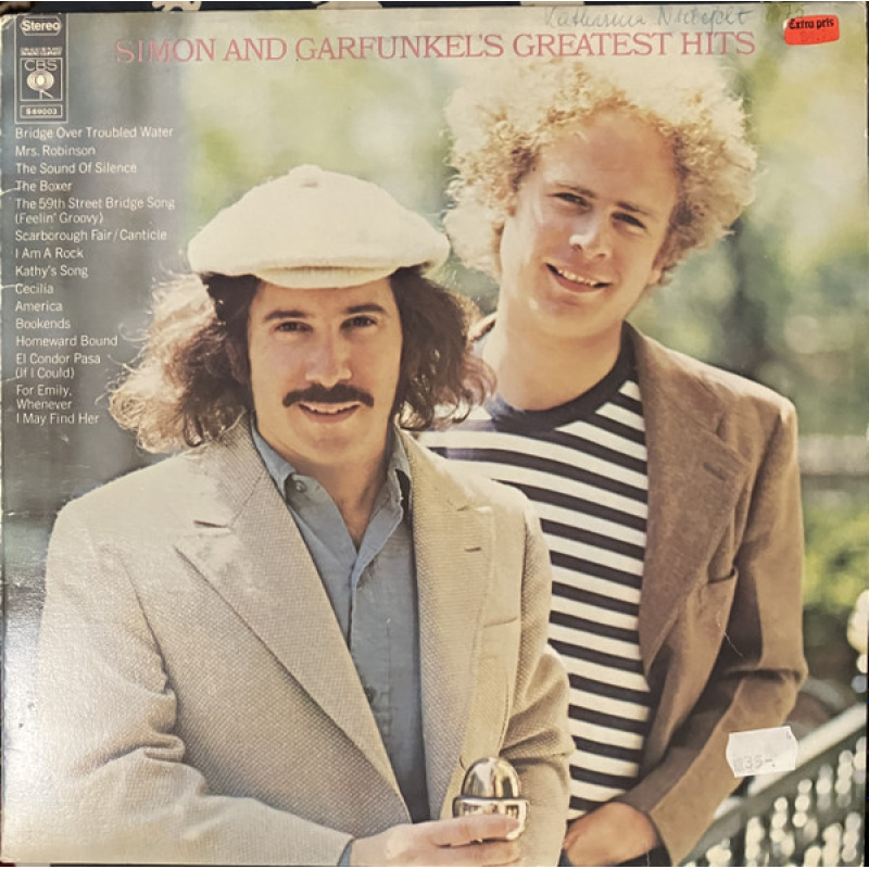  Simon & Garfunkel ‎– Simon And Garfunkel's Greatest Hits ( CBS ‎– S 69003) (Zeer goede staat, hoes VG+ en vinyl VG+)