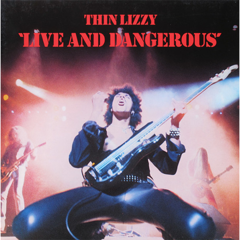 Thin Lizzy – Live And Dangerous (2LP)(Zeer goede staat, hoes VG+ en vinyl VG+) Vertigo – 6641 810