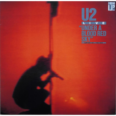  U2 ‎– Live "Under A Blood Red Sky"  (Zeer goede staat, hoes VG+ en vinyl VG+)  Island Records ‎– 205 904-270