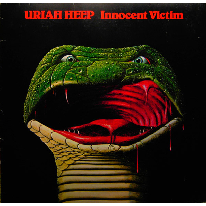  Uriah Heep ‎– Innocent Victim (Zeer goede staat, hoes VG+ en vinyl VG+) Bronze ‎– 25543 XOT 