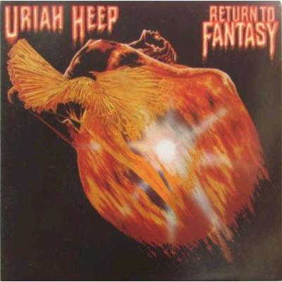  Uriah Heep ‎– Return To Fantasy  (Zeer goede staat, hoes VG+ en vinyl VG+)  Bronze ‎– 89 065 XOT 