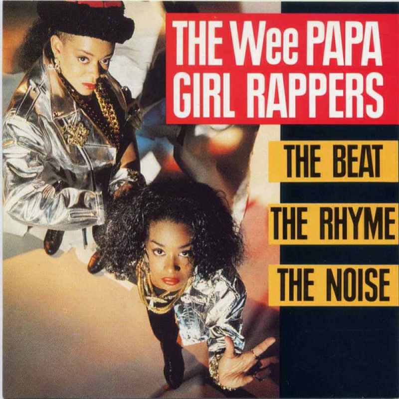 The Wee Papa Girl Rappers‎–The Beat, The Rhyme, The Noise  (Jive ‎– 656.118-1 ) (Zeer goede staat, hoes VG+ en vinyl VG+) 