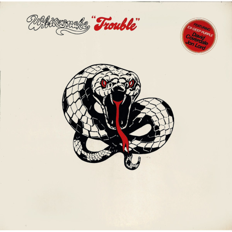 Whitesnake – Trouble  (Zeer goede staat, hoes VG+ en vinyl VG+) Sunburst – 1C 064-61 740