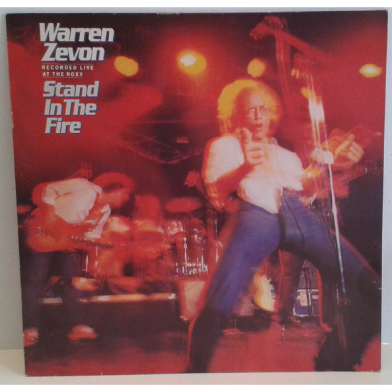 Warren Zevon – Stand In The Fire ((Zeer goede staat, hoes VG en vinyl VG+) Asylum Records – AS 52 265, Asylum Records – 5E-519