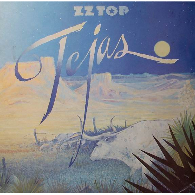 ZZ Top ‎– Tejas (Tri) (Zeer goede staat, hoes VG+ en vinyl VG+) (Zeer goede staat, hoes VG+ en vinyl VG+)
